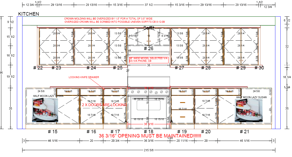 cabinet numbering